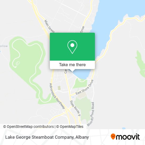 Mapa de Lake George Steamboat Company