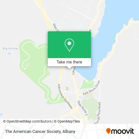 The American Cancer Society map