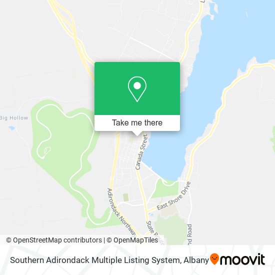 Southern Adirondack Multiple Listing System map