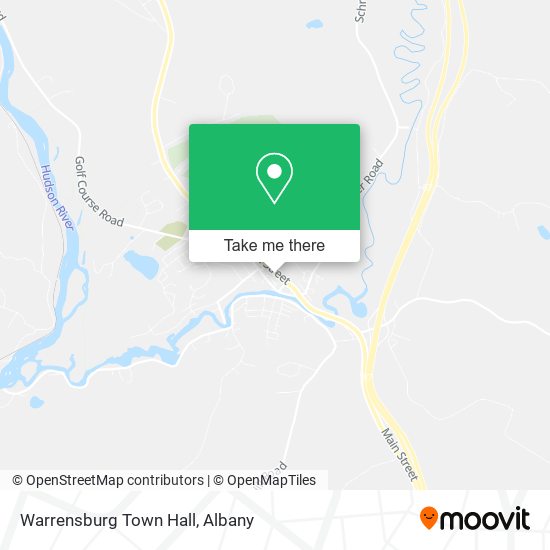 Warrensburg Town Hall map