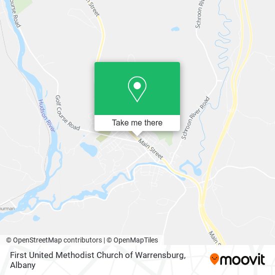 First United Methodist Church of Warrensburg map