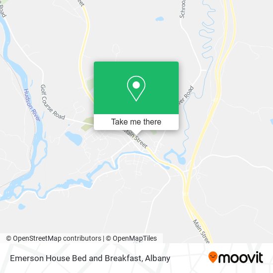 Emerson House Bed and Breakfast map