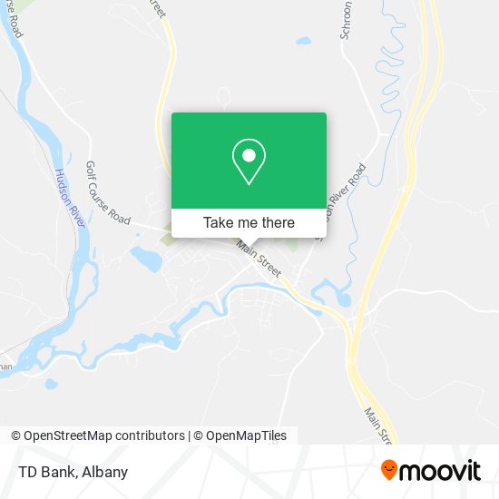 TD Bank map