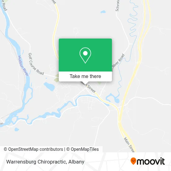 Warrensburg Chiropractic map