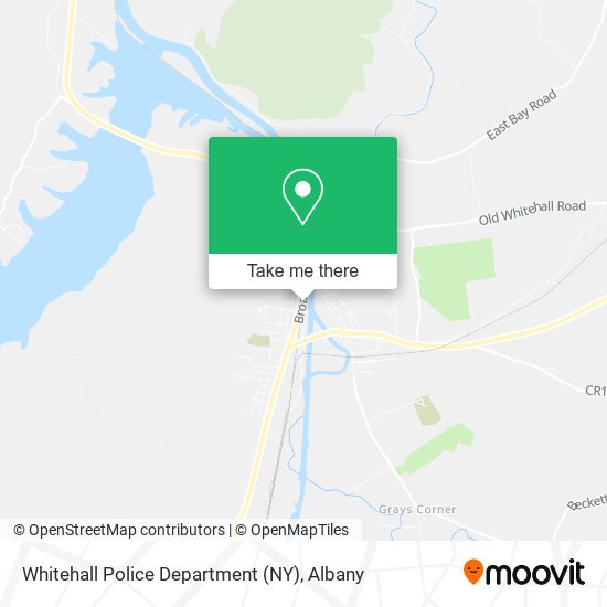 Mapa de Whitehall Police Department (NY)