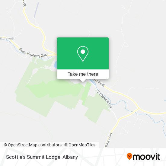 Mapa de Scottie's Summit Lodge