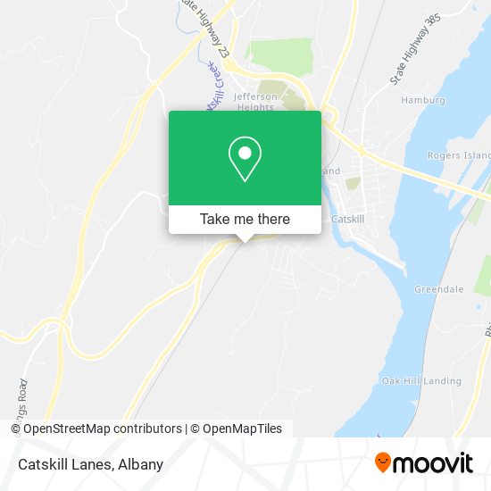Mapa de Catskill Lanes