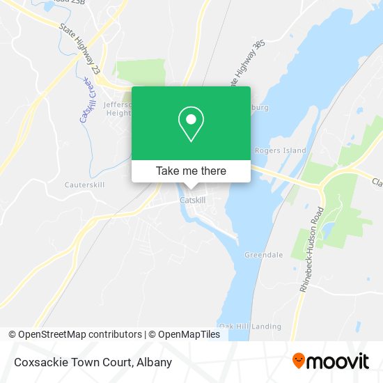 Coxsackie Town Court map