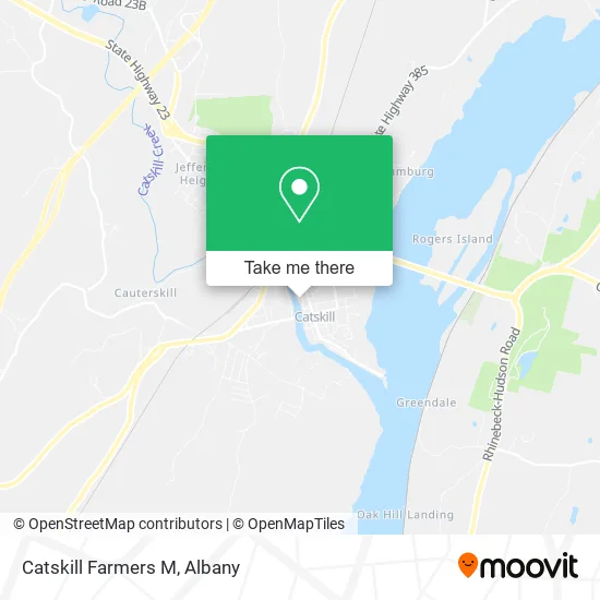 Catskill Farmers M map
