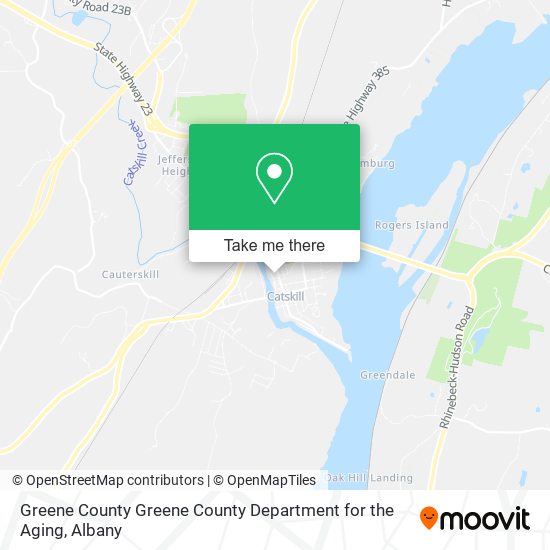 Greene County Greene County Department for the Aging map