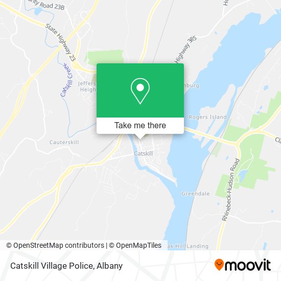 Catskill Village Police map