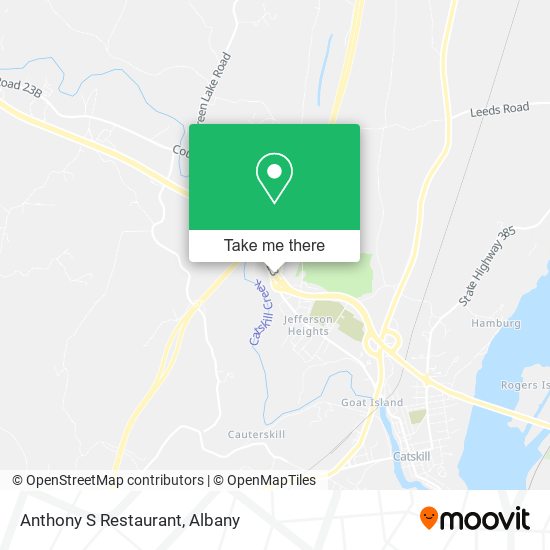 Mapa de Anthony S Restaurant