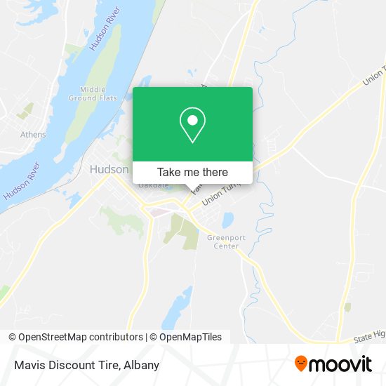 Mapa de Mavis Discount Tire