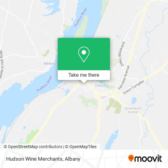 Hudson Wine Merchants map