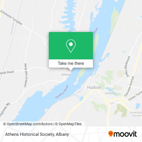 Athens Historical Society map