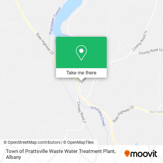 Town of Prattsville Waste Water Treatment Plant map