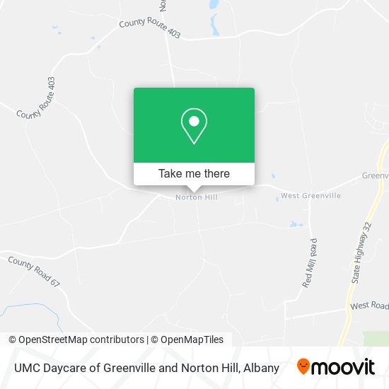 Mapa de UMC Daycare of Greenville and Norton Hill