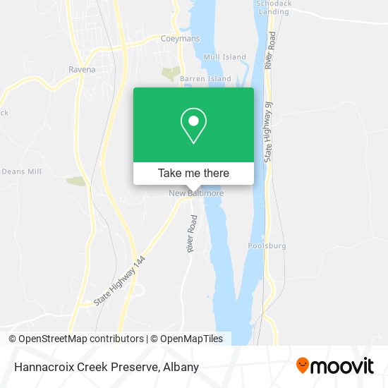 Mapa de Hannacroix Creek Preserve