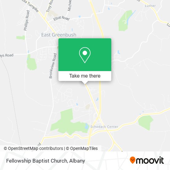 Mapa de Fellowship Baptist Church
