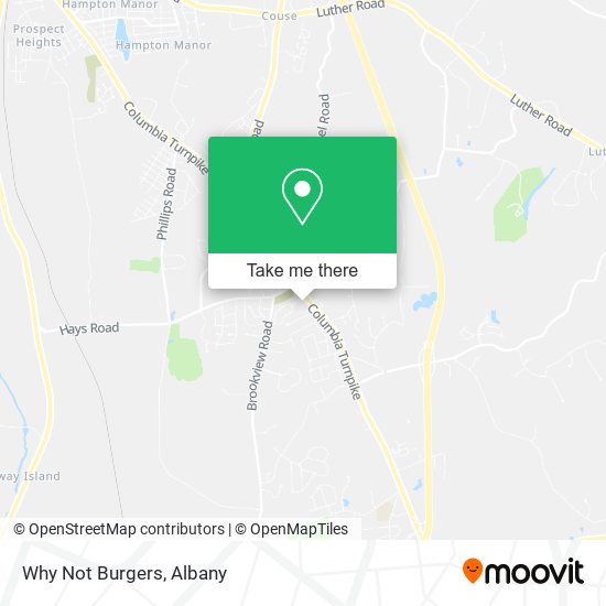 Mapa de Why Not Burgers