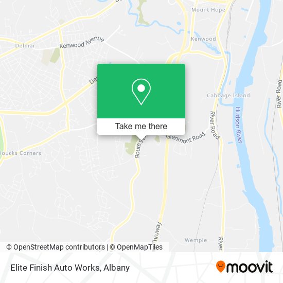 Elite Finish Auto Works map