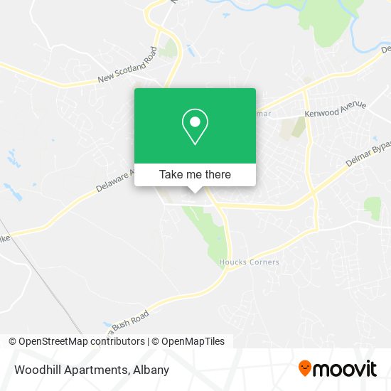 Mapa de Woodhill Apartments