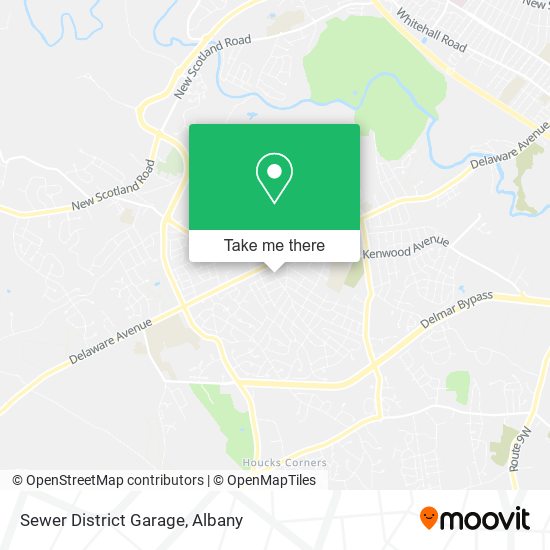 Sewer District Garage map
