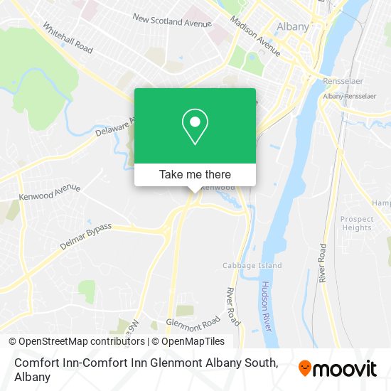 Comfort Inn-Comfort Inn Glenmont Albany South map