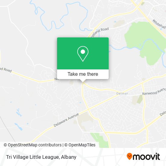 Tri Village Little League map