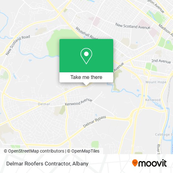 Mapa de Delmar Roofers Contractor