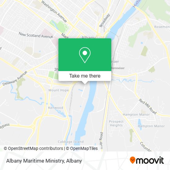 Albany Maritime Ministry map