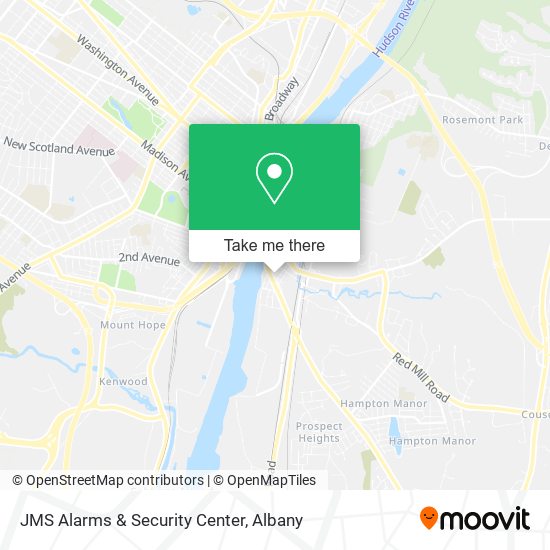 JMS Alarms & Security Center map