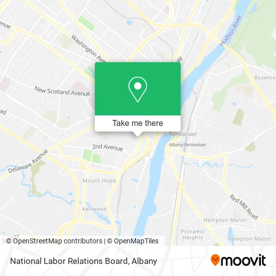 Mapa de National Labor Relations Board