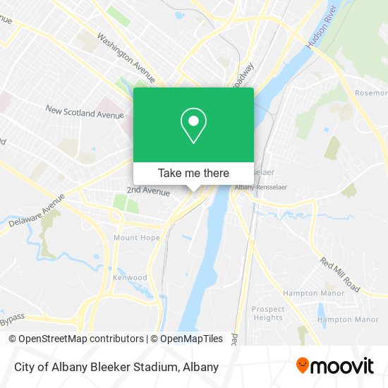 City of Albany Bleeker Stadium map