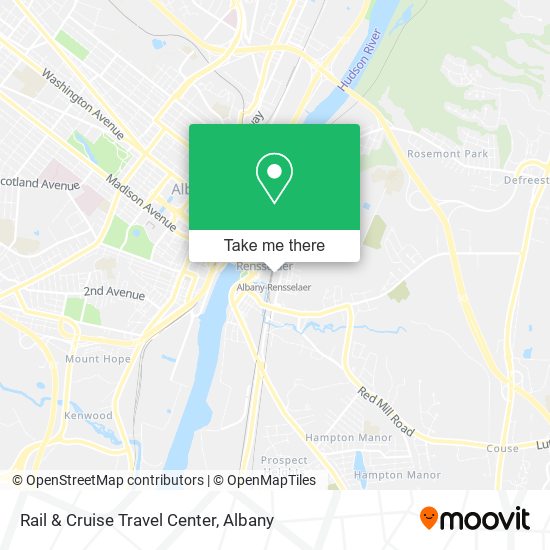Mapa de Rail & Cruise Travel Center