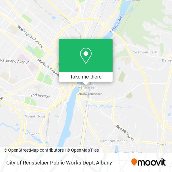 Mapa de City of Rensselaer Public Works Dept
