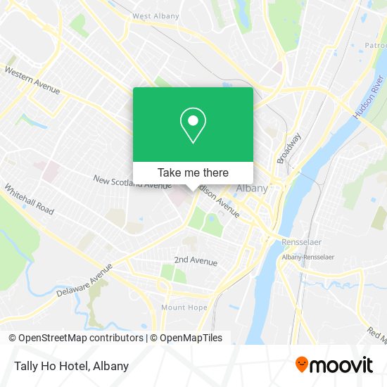 Tally Ho Hotel map