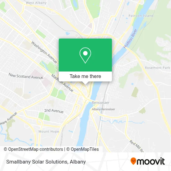 Smallbany Solar Solutions map