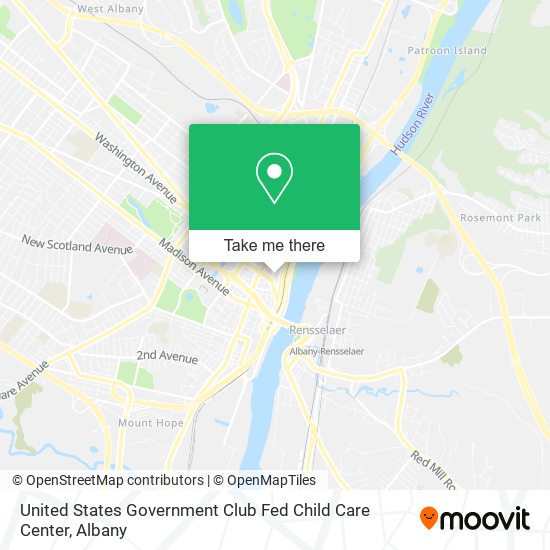 United States Government Club Fed Child Care Center map