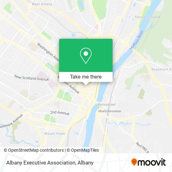 Albany Executive Association map
