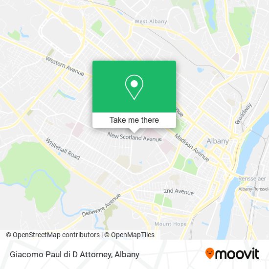 Mapa de Giacomo Paul di D Attorney