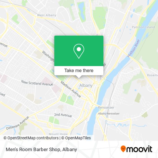 Men's Room Barber Shop map