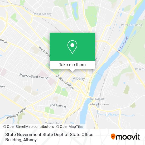 State Government State Dept of State Office Building map