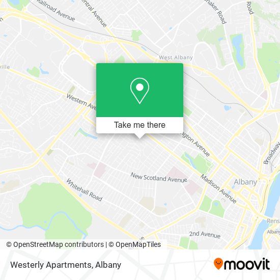 Mapa de Westerly Apartments