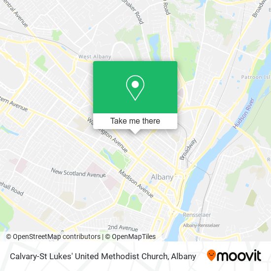 Calvary-St Lukes' United Methodist Church map