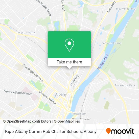 Kipp Albany Comm Pub Charter Schools map