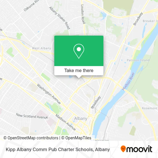 Kipp Albany Comm Pub Charter Schools map