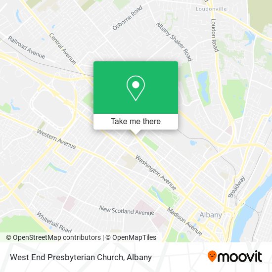 Mapa de West End Presbyterian Church