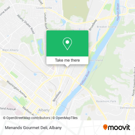 Menands Gourmet Deli map