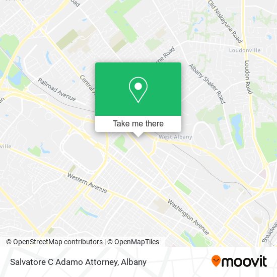 Salvatore C Adamo Attorney map